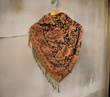 Naložite sliko v pregledovalnik galerije, sal sali šal šali pasmina pašmina ženski šali modni šali zenski sal bombaž viskoza šali lepota mehko jesenski šal zimski šal prehodni šal poletni šali črna oranžna naravni materiali