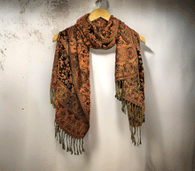 Naložite sliko v pregledovalnik galerije, sal sali šal šali pasmina pašmina ženski šali modni šali zenski sal bombaž viskoza šali lepota mehko jesenski šal zimski šal prehodni šal poletni šali črna oranžna naravni materiali