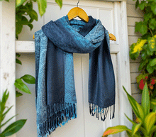 Naložite sliko v pregledovalnik galerije, sal sali šal šali pasmina pašmina ženski šali modni šali zenski sal bombaž viskoza šali lepota mehko jesenski šal zimski šal prehodni šal poletni šali moder modra