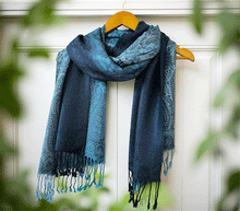 Naložite sliko v pregledovalnik galerije, sal sali šal šali pasmina pašmina ženski šali modni šali zenski sal bombaž viskoza šali lepota mehko jesenski šal zimski šal prehodni šal poletni šali moder modra