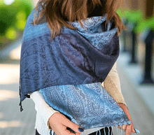 Naložite sliko v pregledovalnik galerije, sal sali šal šali pasmina pašmina ženski šali modni šali zenski sal bombaž viskoza šali lepota mehko jesenski šal zimski šal prehodni šal poletni šali moder modra