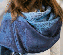 Naložite sliko v pregledovalnik galerije, sal sali šal šali pasmina pašmina ženski šali modni šali zenski sal bombaž viskoza šali lepota mehko jesenski šal zimski šal prehodni šal poletni šali moder modra