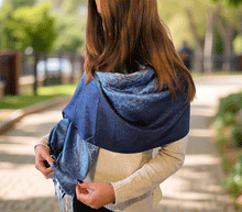 Naložite sliko v pregledovalnik galerije, sal sali šal šali pasmina pašmina ženski šali modni šali zenski sal bombaž viskoza šali lepota mehko jesenski šal zimski šal prehodni šal poletni šali moder modra