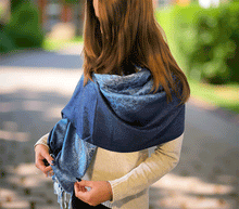 Naložite sliko v pregledovalnik galerije, sal sali šal šali pasmina pašmina ženski šali modni šali zenski sal bombaž viskoza šali lepota mehko jesenski šal zimski šal prehodni šal poletni šali moder modra