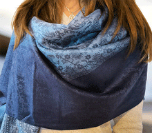 Naložite sliko v pregledovalnik galerije, sal sali šal šali pasmina pašmina ženski šali modni šali zenski sal bombaž viskoza šali lepota mehko jesenski šal zimski šal prehodni šal poletni šali moder modra