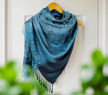 Naložite sliko v pregledovalnik galerije, sal sali šal šali pasmina pašmina ženski šali modni šali zenski sal bombaž viskoza šali lepota mehko jesenski šal zimski šal prehodni šal poletni šali moder modra