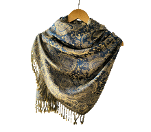 Naložite sliko v pregledovalnik galerije, sal sali šal šali pasmina pašmina ženski šali modni šali zenski sal bombaž viskoza šali lepota mehko jesenski šal zimski šal prehodni šal poletni šali modra bež naravni materiali