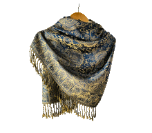 Naložite sliko v pregledovalnik galerije, sal sali šal šali pasmina pašmina ženski šali modni šali zenski sal bombaž viskoza šali lepota mehko jesenski šal zimski šal prehodni šal poletni šali modra bež naravni materiali