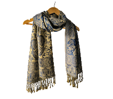 Naložite sliko v pregledovalnik galerije, sal sali šal šali pasmina pašmina ženski šali modni šali zenski sal bombaž viskoza šali lepota mehko jesenski šal zimski šal prehodni šal poletni šali modra bež naravni materiali