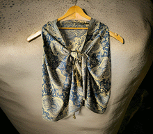 Naložite sliko v pregledovalnik galerije, sal sali šal šali pasmina pašmina ženski šali modni šali zenski sal bombaž viskoza šali lepota mehko jesenski šal zimski šal prehodni šal poletni šali modra bež naravni materiali