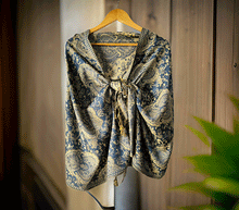 Naložite sliko v pregledovalnik galerije, sal sali šal šali pasmina pašmina ženski šali modni šali zenski sal bombaž viskoza šali lepota mehko jesenski šal zimski šal prehodni šal poletni šali modra bež naravni materiali