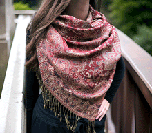 Naložite sliko v pregledovalnik galerije, sal sali šal šali pasmina pašmina ženski šali modni šali zenski sal bombaž viskoza šali lepota mehko jesenski šal zimski šal prehodni šal poletni šali rdeče bež naravni materiali