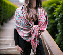 Naložite sliko v pregledovalnik galerije, sal sali šal šali pasmina pašmina ženski šali modni šali zenski sal bombaž viskoza šali lepota mehko jesenski šal zimski šal prehodni šal poletni šali rdeča turkiz naravni materiali