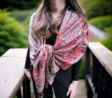 Naložite sliko v pregledovalnik galerije, sal sali šal šali pasmina pašmina ženski šali modni šali zenski sal bombaž viskoza šali lepota mehko jesenski šal zimski šal prehodni šal poletni šali rdeča turkiz naravni materiali