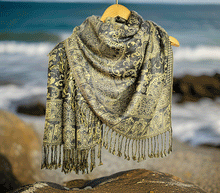 Naložite sliko v pregledovalnik galerije, sal sali šal šali pasmina pašmina ženski šali modni šali zenski sal bombaž viskoza šali lepota mehko jesenski šal zimski šal prehodni šal poletni šali siva bež naravni materiali