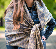 Naložite sliko v pregledovalnik galerije, sal sali šal šali pasmina pašmina ženski šali modni šali zenski sal bombaž viskoza šali lepota mehko jesenski šal zimski šal prehodni šal poletni šali siva bež naravni materiali