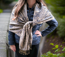 Naložite sliko v pregledovalnik galerije, sal sali šal šali pasmina pašmina ženski šali modni šali zenski sal bombaž viskoza šali lepota mehko jesenski šal zimski šal prehodni šal poletni šali siva bež naravni materiali