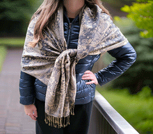 Naložite sliko v pregledovalnik galerije, sal sali šal šali pasmina pašmina ženski šali modni šali zenski sal bombaž viskoza šali lepota mehko jesenski šal zimski šal prehodni šal poletni šali siva bež naravni materiali