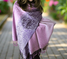 Naložite sliko v pregledovalnik galerije, sal sali šal šali pasmina pašmina ženski šali modni šali zenski sal bombaž viskoza šali lepota mehko jesenski šal zimski šal prehodni šal poletni šali vijola roza