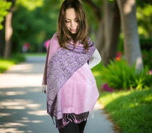 Naložite sliko v pregledovalnik galerije, sal sali šal šali pasmina pašmina ženski šali modni šali zenski sal bombaž viskoza šali lepota mehko jesenski šal zimski šal prehodni šal poletni šali vijola roza