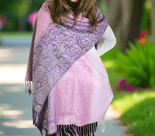 Naložite sliko v pregledovalnik galerije, sal sali šal šali pasmina pašmina ženski šali modni šali zenski sal bombaž viskoza šali lepota mehko jesenski šal zimski šal prehodni šal poletni šali vijola roza