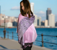 Naložite sliko v pregledovalnik galerije, sal sali šal šali pasmina pašmina ženski šali modni šali zenski sal bombaž viskoza šali lepota mehko jesenski šal zimski šal prehodni šal poletni šali vijola roza