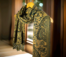 Naložite sliko v pregledovalnik galerije, sal sali šal šali pasmina pašmina ženski šali modni šali zenski sal bombaž viskoza šali lepota mehko jesenski šal zimski šal prehodni šal poletni šali zelena rjava turkiz naravni materiali