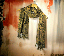 Naložite sliko v pregledovalnik galerije, sal sali šal šali pasmina pašmina ženski šali modni šali zenski sal bombaž viskoza šali lepota mehko jesenski šal zimski šal prehodni šal poletni šali zelena rjava turkiz naravni materiali