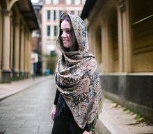 Naložite sliko v pregledovalnik galerije, sal sali šal šali pasmina pašmina ženski šali modni šali zenski sal bombaž viskoza šali lepota mehko jesenski šal zimski šal prehodni šal poletni šali zelena rjava turkiz naravni materiali