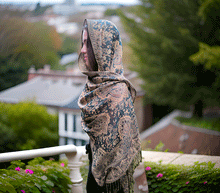 Naložite sliko v pregledovalnik galerije, sal sali šal šali pasmina pašmina ženski šali modni šali zenski sal bombaž viskoza šali lepota mehko jesenski šal zimski šal prehodni šal poletni šali zelena rjava turkiz naravni materiali