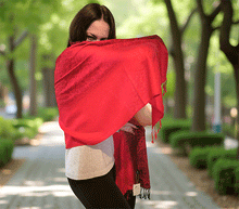 Naložite sliko v pregledovalnik galerije, sal sali šal šali pasmina pašmina ženski šali modni šali zenski sal bombaž viskoza šali lepota mehko jesenski šal zimski šal prehodni šal poletni šali rdeča