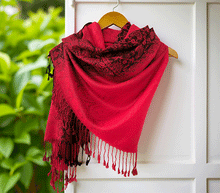 Naložite sliko v pregledovalnik galerije, sal sali šal šali pasmina pašmina ženski šali modni šali zenski sal bombaž viskoza šali lepota mehko jesenski šal zimski šal prehodni šal poletni šali rdeča