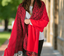Naložite sliko v pregledovalnik galerije, sal sali šal šali pasmina pašmina ženski šali modni šali zenski sal bombaž viskoza šali lepota mehko jesenski šal zimski šal prehodni šal poletni šali rdeča
