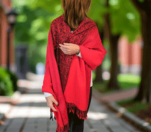 Naložite sliko v pregledovalnik galerije, sal sali šal šali pasmina pašmina ženski šali modni šali zenski sal bombaž viskoza šali lepota mehko jesenski šal zimski šal prehodni šal poletni šali rdeča