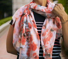 Naložite sliko v pregledovalnik galerije, šali šal modni šali modni dodatki ženski šali poletni šali prehodni šali jesenski šali viskoza svila