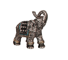 Naložite sliko v pregledovalnik galerije, slon slonček sloncek kip slon sreča sreca rilec navzgor blagostanje slon figura slon