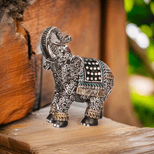 Naložite sliko v pregledovalnik galerije, slon slonček sloncek kip slon sreča sreca rilec navzgor blagostanje slon figura slon
