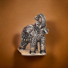 Naložite sliko v pregledovalnik galerije, slon slonček sloncek kip slon sreča sreca rilec navzgor blagostanje slon figura slon