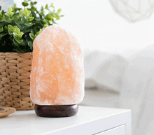 Naložite sliko v pregledovalnik galerije, Himalajska solna lucka naravna oblika astma svetilka elektrosmog solna luc madalbal solna svetilka himalajska solna lučka solna luč solna svetilka