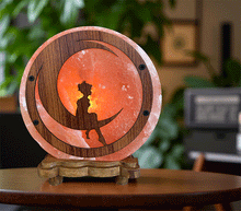 Naložite sliko v pregledovalnik galerije, Himalajska solna lucka naravna oblika astma svetilka elektrosmog solna luc madalbal solna svetilka himalajska solna lučka solna luč solna svetilka luna mesec