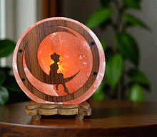 Naložite sliko v pregledovalnik galerije, Himalajska solna lucka naravna oblika astma svetilka elektrosmog solna luc madalbal solna svetilka himalajska solna lučka solna luč solna svetilka luna mesec