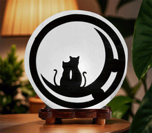 Naložite sliko v pregledovalnik galerije, bela Himalajska solna lucka naravna oblika astma svetilka elektrosmog bela solna luc mačka madalbal solna svetilka mačke himalajska solna lučka solna luč solna svetilka okrogla macke macka pakistan