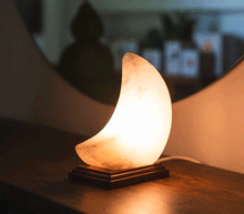 Naložite sliko v pregledovalnik galerije, Himalajska solna lucka naravna oblika astma svetilka elektrosmog solna luc madalbal solna svetilka himalajska solna lučka solna luč solna svetilka luna mesec