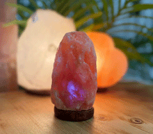 Naložite sliko v pregledovalnik galerije, Himalajska solna lucka usb naravna oblika astma svetilka elektrosmog solna luc madalbal solna svetilka himalajska solna lučka solna luč solna svetilka usb