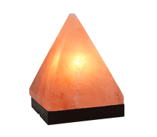 Naložite sliko v pregledovalnik galerije, Himalajska solna lucka Piramida svetilka himalajska solna lucka elektrosmog solna svetilka solna lučka solna luč svetilka iz himalajske soli