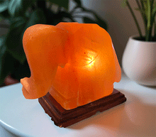 Naložite sliko v pregledovalnik galerije, himalajska solna lučka himalajska lucka solna svetilka dom svetila luči astma zdravje himalajska solna svetilka ambient slon