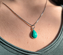 Naložite sliko v pregledovalnik galerije, srebrni obesek 925 malahit nakit kristal srebro 925 malahit zenski nakit modni nakit kristali obesek kristali poldragi kamni talisman