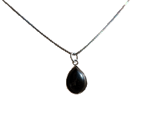 Naložite sliko v pregledovalnik galerije, srebrni obesek 925 oniks nakit kristal srebro 925 oniks zenski nakit modni nakit kristali obesek kristali poldragi kamni talisman