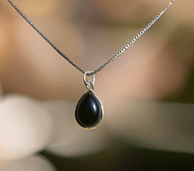 Naložite sliko v pregledovalnik galerije, srebrni obesek 925 oniks nakit kristal srebro 925 oniks zenski nakit modni nakit kristali obesek kristali poldragi kamni talisman