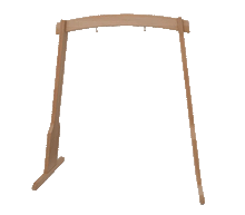 Naložite sliko v pregledovalnik galerije, stojalo za gong gong stojalo stojalo za gonge leseno stojalo za gong zvočna kopel stojala za gonge